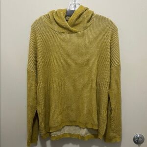 Eileen Fisher Olive Cowl Neck Sweater